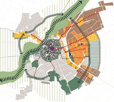 Landkarte integrierte städtebauliche Entwicklungskonzepte - ISEK Nördlingen